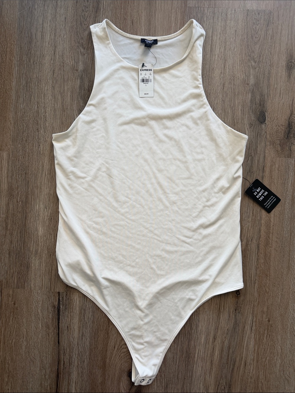 Express Body Contour Tank Top Thong Bodysuit